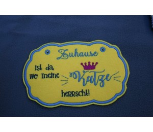 Stickserie - ITH Türschilder Katzen